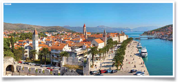 CRUCEROS CROACIA POLITOURS TROGIR COSTA DALMATA ISLAS DALMATAS CROASIA